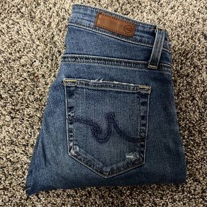 AG Adriano Goldschmeid the primary ankle cigarette leg stretch denim jean 24